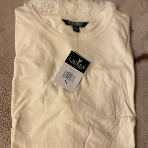 Lauren By Ralph Lauren Petite Long Sleeves With Lace - Picture 5 of 13